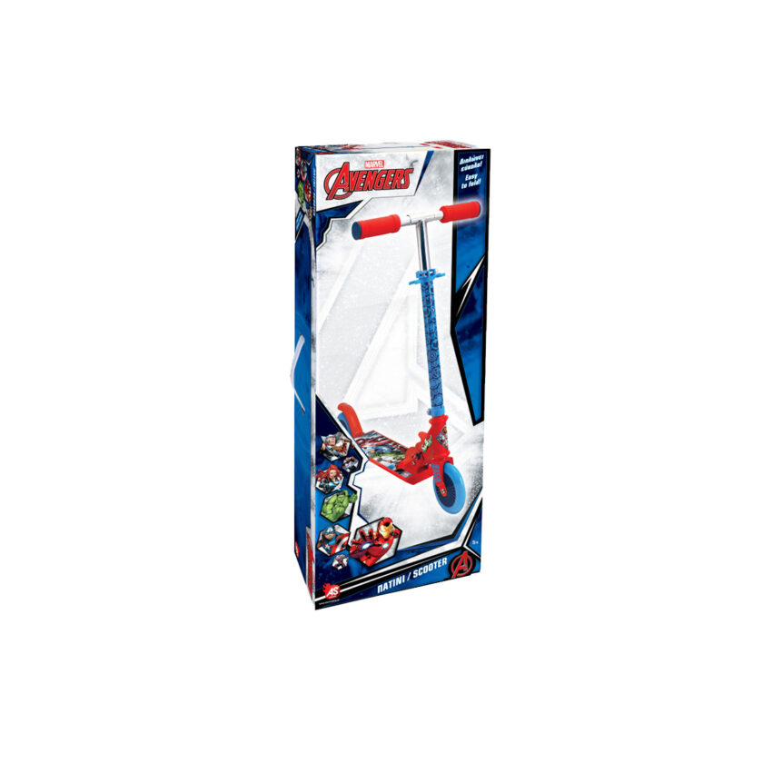 AS-Marvel Avengers Foldable Two Wheeled Scooter 61.5x22.5 CM