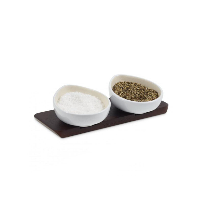Cole & Mason Pinch Pots With Wooden Tray 10x24 CM