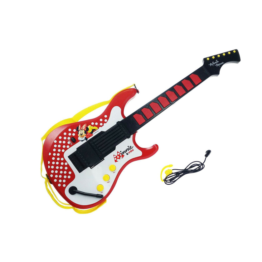 Reig-Disney Minnie Mouse Guitar With Ear Microphone 63 CM