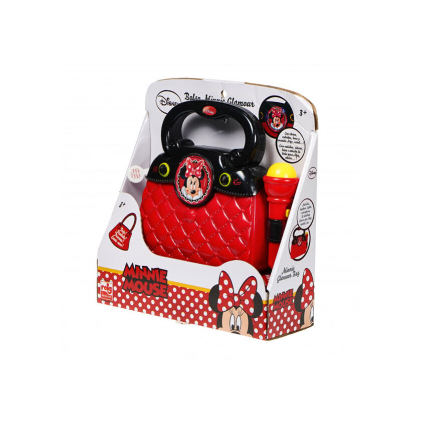 Reig-Disney Minnie Mouse Bag With Microphone Rhythm And Lights 18.3x65 CM