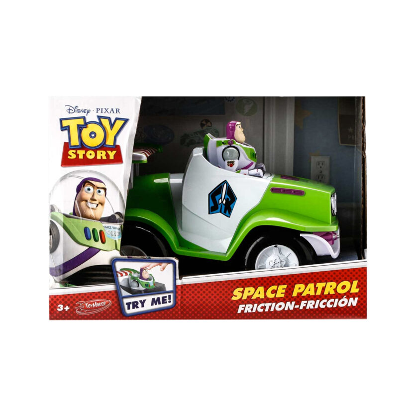 Yellow-Disney Toy Story Space Patrol Friction Car With Light And Sound