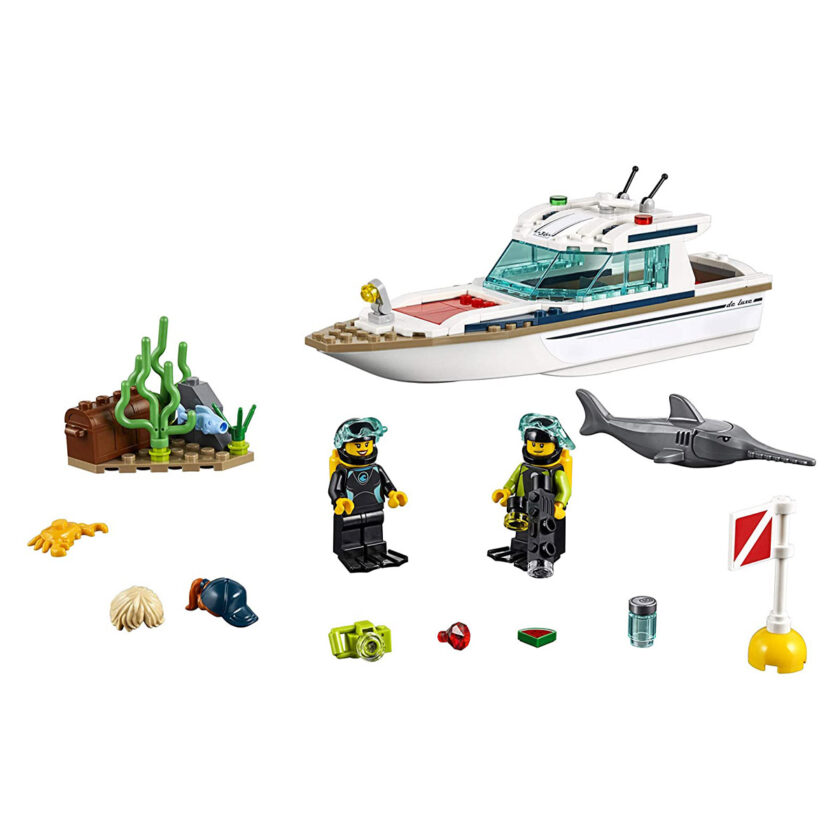 Lego-City Diving Yacht 148 Pieces