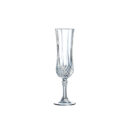 ნაკრები ჭიქა შამპანურის 140 მლ 1x6 Longchamp Eclat Cristal d'Arques