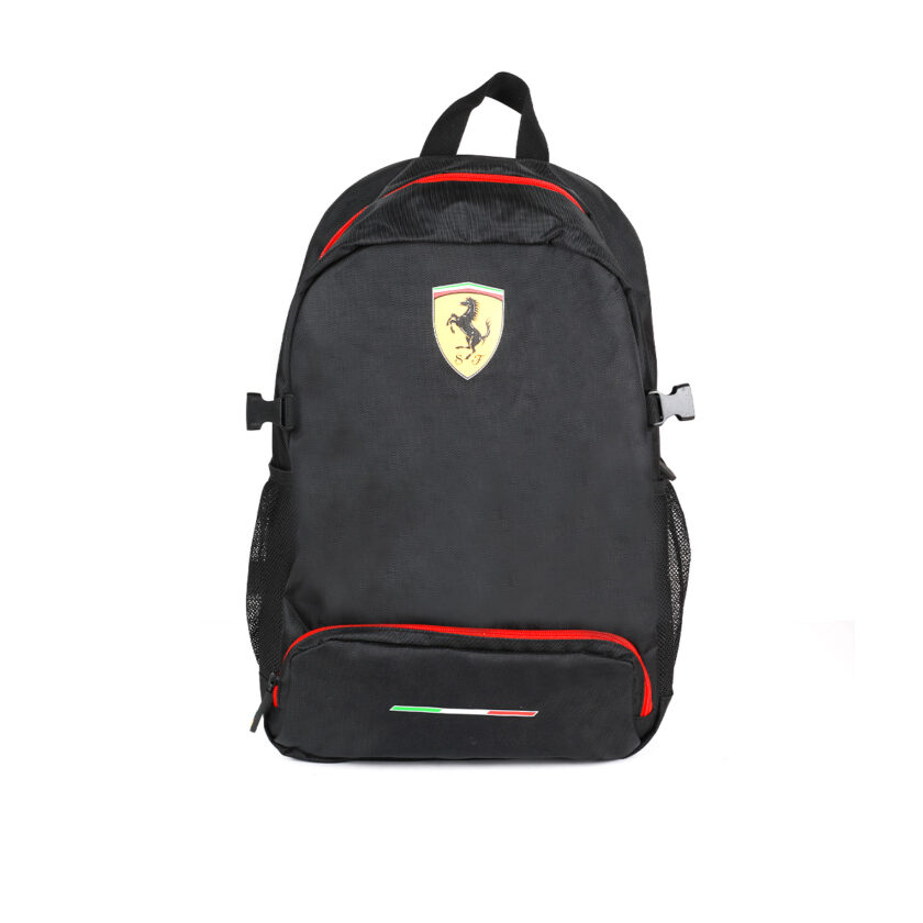 Ferrari-Sport Accessory Black Bag With Inflatable Ball 29x44 CM