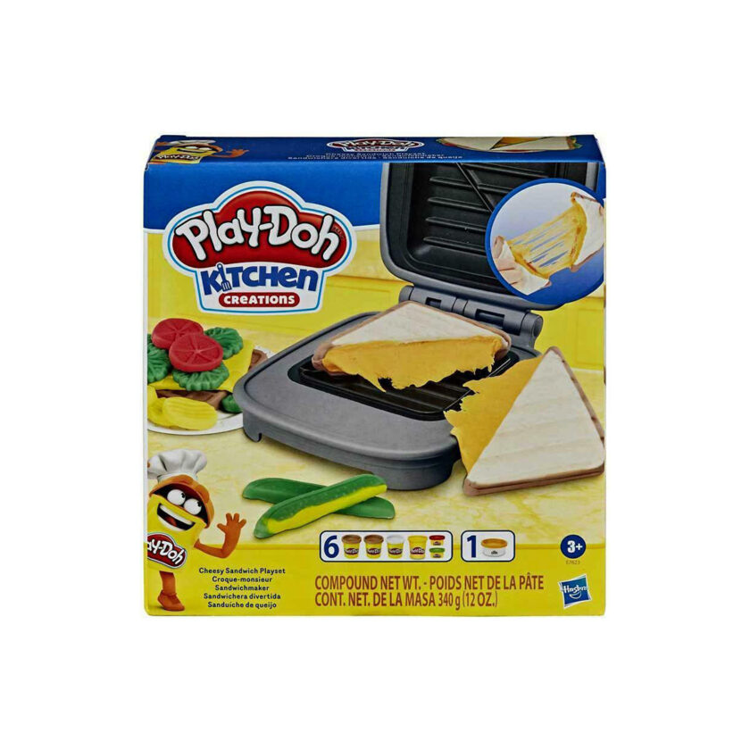 Hasbro-Play-Doh Kitchen Creations Sandwich Maker Set 20.32x22 CM