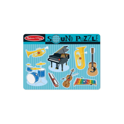 "Melissa & Doug-Musical Instruments Sound Puzzle With 8 Pieces "