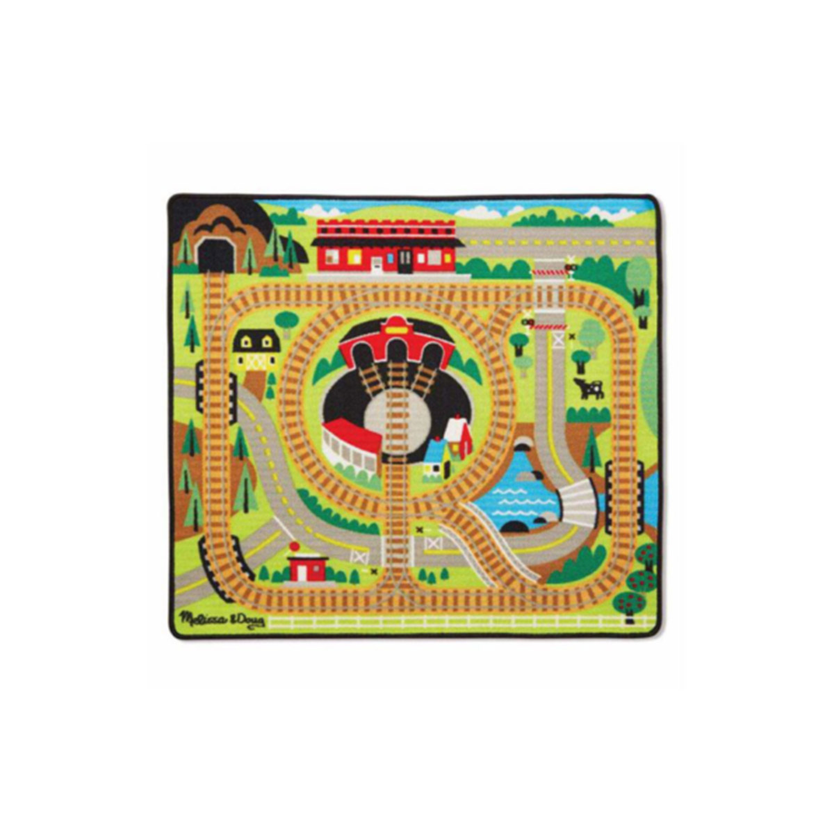 Melissa and doug train mat online