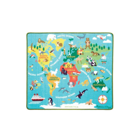 Melissa & Doug-Round the World Travel Rug With Accessories