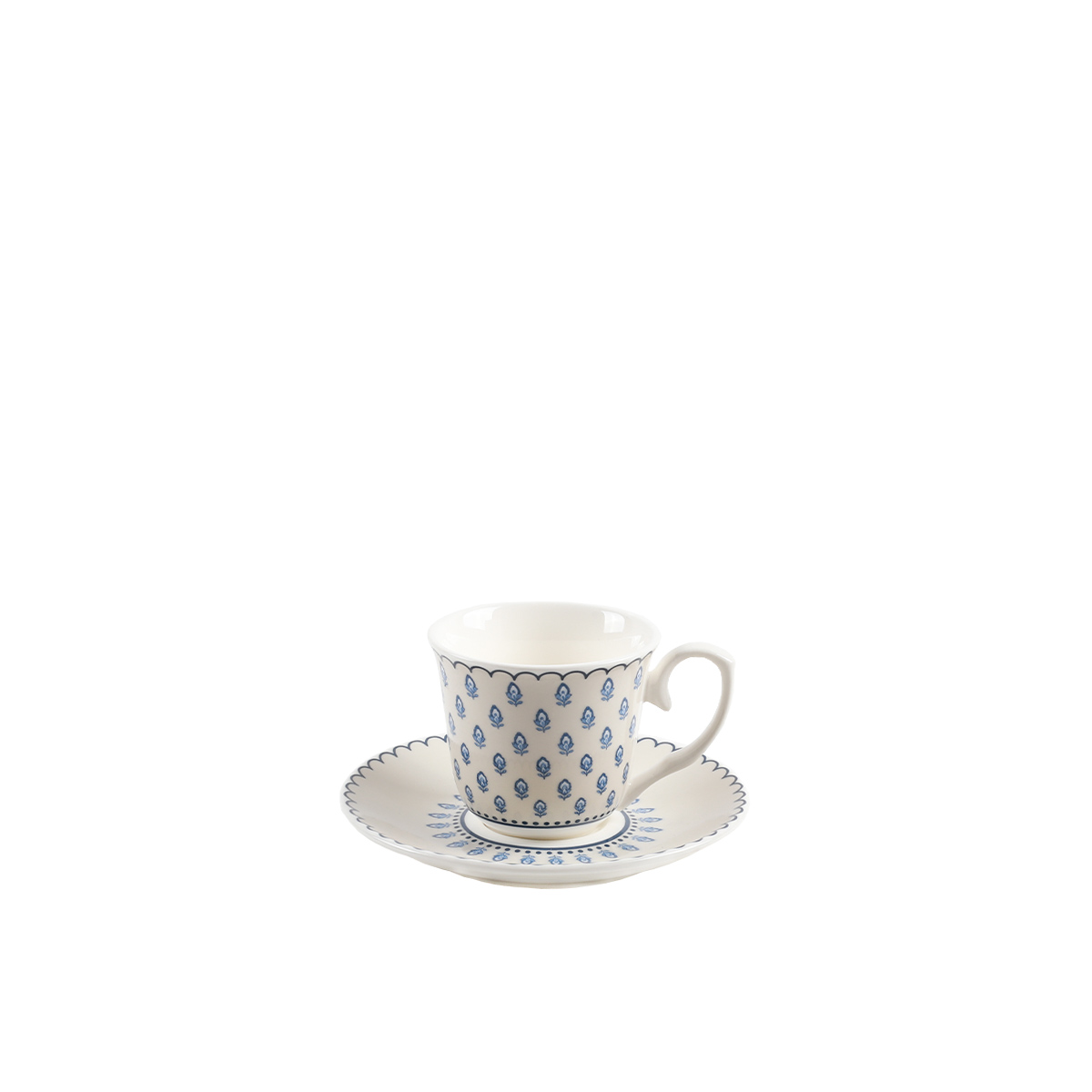 Super Blue Dream Coffee Cup Set With Blue Ornaments 100 ML 1x4 - Image 5