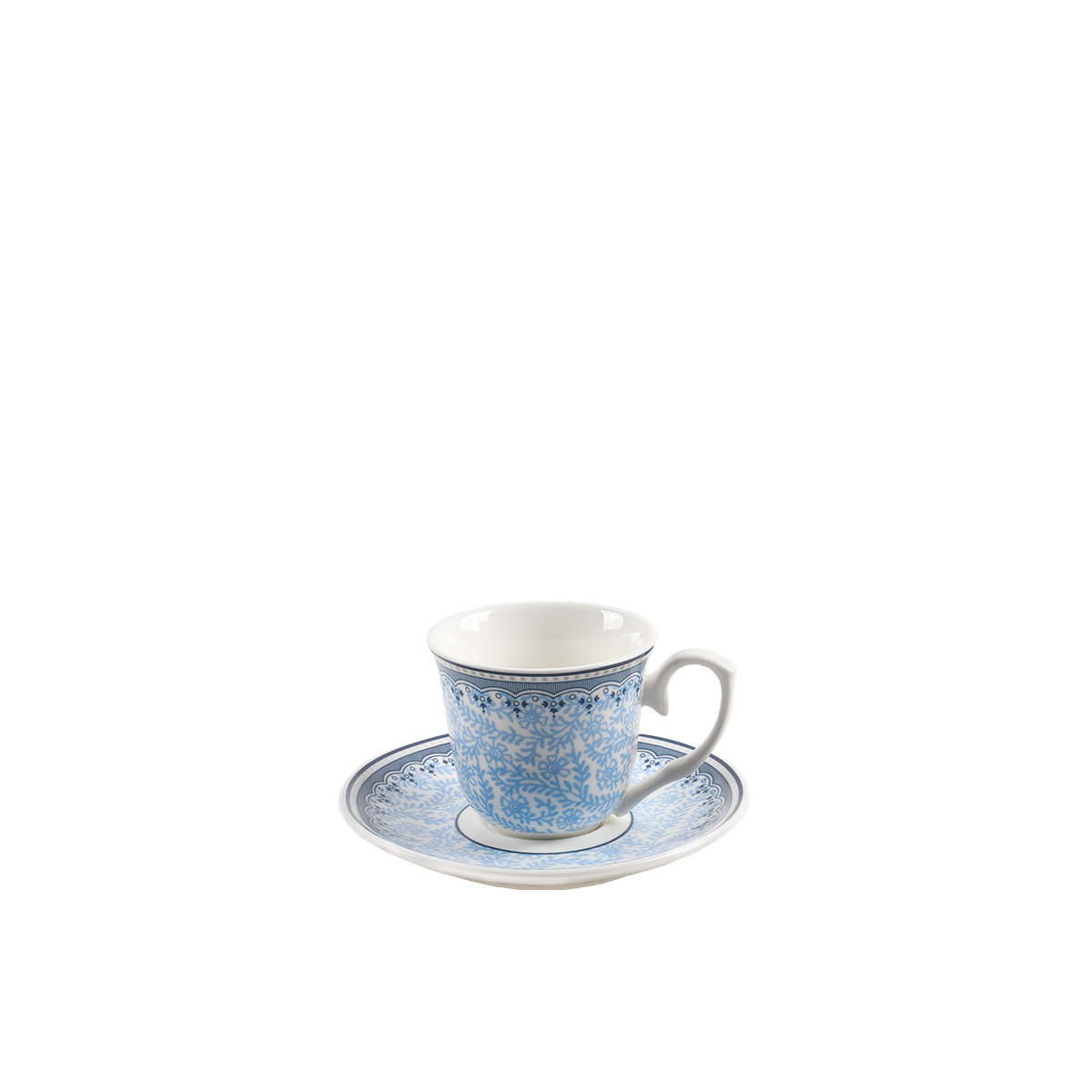 Super Blue Dream Coffee Cup Set With Blue Ornaments 100 ML 1x4 - Image 2