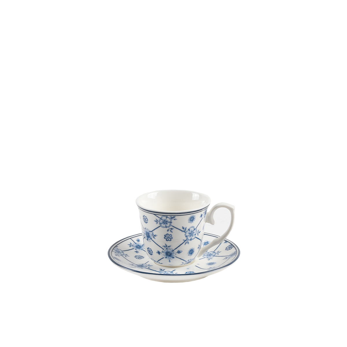 Super Blue Dream Coffee Cup Set With Blue Ornaments 100 ML 1x4 - Image 4