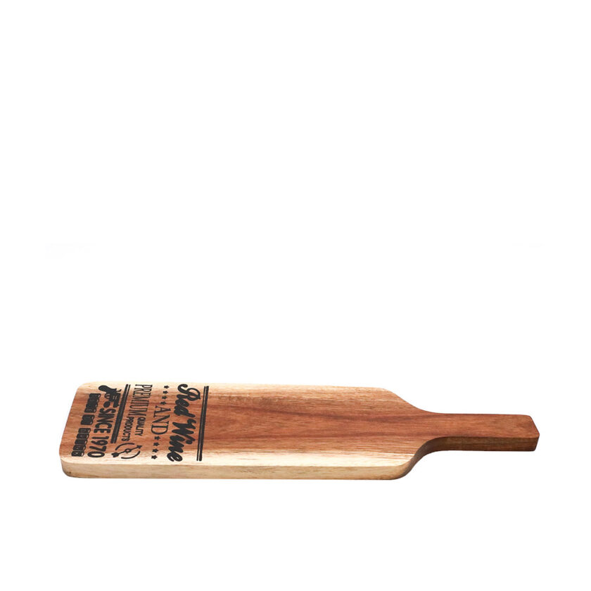 Super Acacia Wood Chopping Board Rectangular With Inscriptions 41.5×12 CM