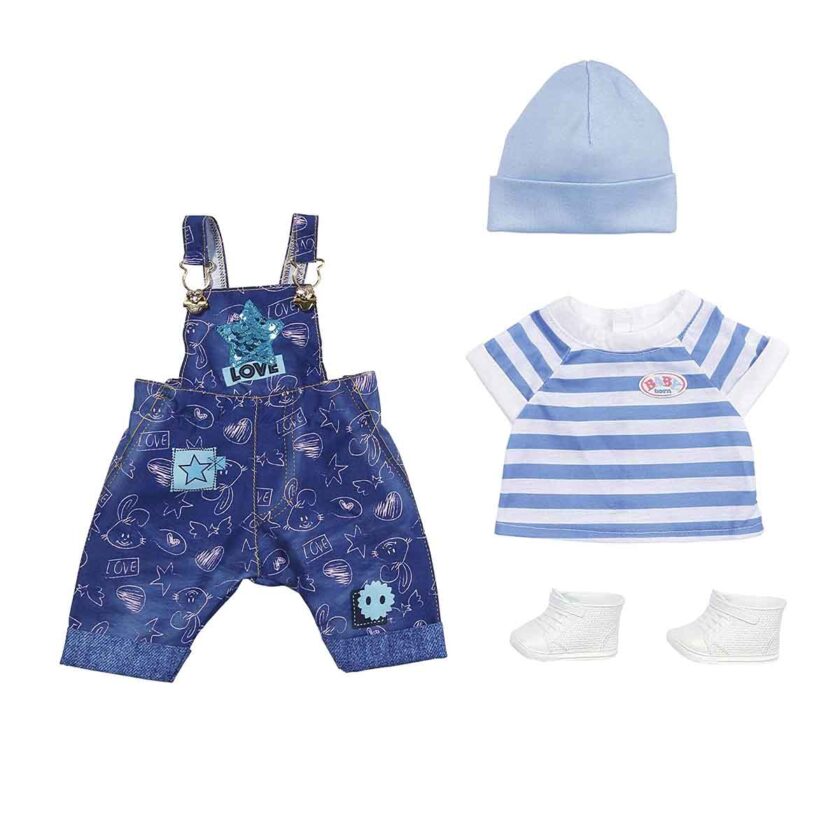 Zapf Creation-Baby Born Jeans Dungarees Set