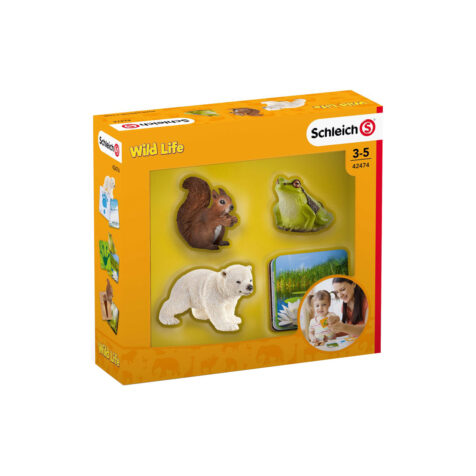 Schleich-Wild Life Cards With Figures