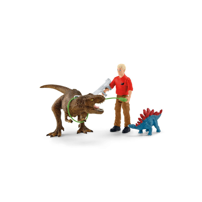 Schleich-Wild Life Tyrannosaurus Rex Attack Playset