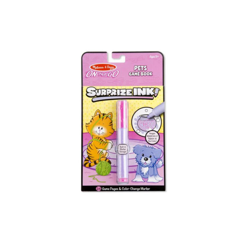 Melissa & Doug-On the Go Pet's Game Book Surprise Ink