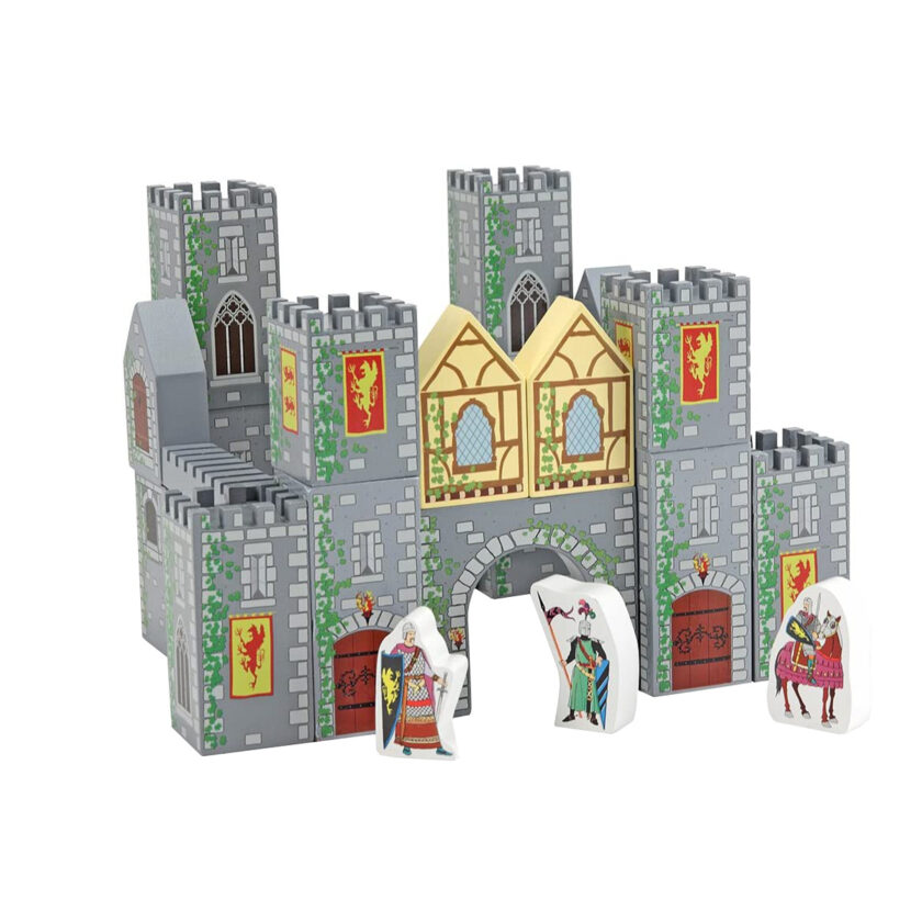 Melissa & Doug-Wooden Castle Blocks Set