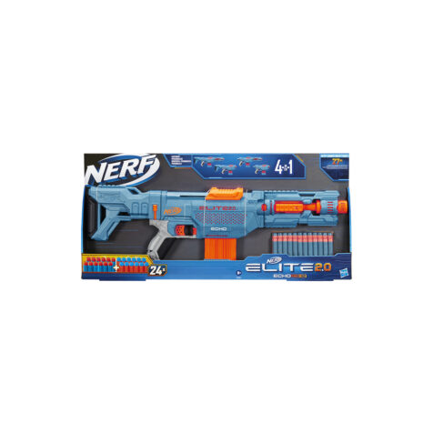 Hasbro-Nerf Elite 2 Echo CS 1 Blaster 4 In 1 With 24 Darts