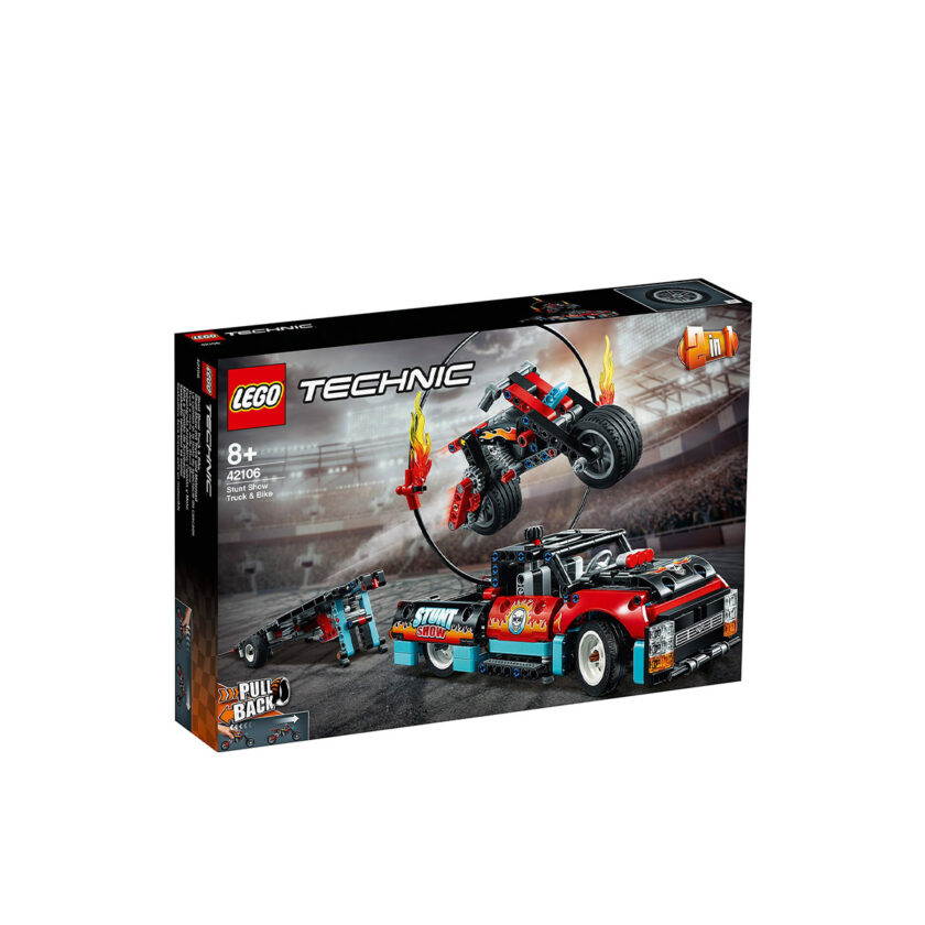 Lego-Technic Stunt Show Truck & Bike 610 Pieces