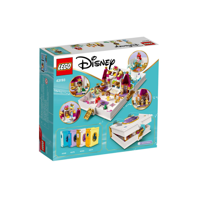 Lego-Disney Ariel, Belle, Cinderella and Tiana's Storybook Adventures 130 Pieces