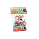 ნაკრები ფერმის ცხოველების 1x6 Animal World Johntoy