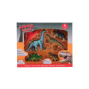 ნაკრები დინოზავრის ფიგურების 1x6 Animal World Johntoy
