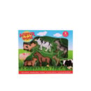 ნაკრები ფერმის ცხოველების 1x6 Animal World Johntoy