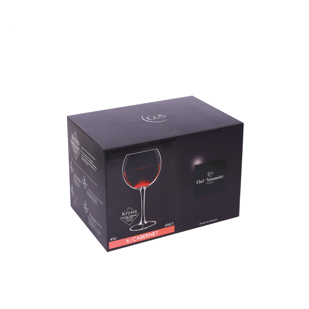Cardinal 47017 Chef & Sommelier, Cabernet Balloon Wine Glass 16 oz, 24/Case