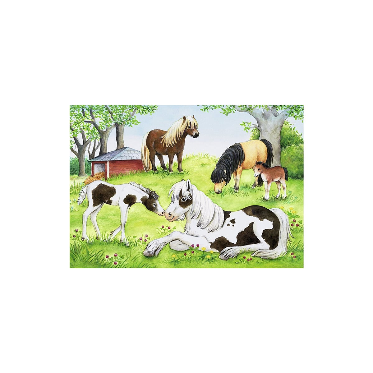 ფაზლი 2x24 ნაწილით World of Horses Ravensburger - Image 3