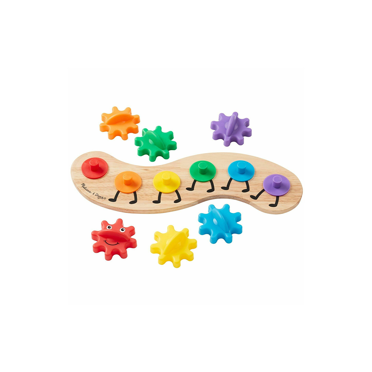 Melissa and doug caterpillar gear sales toy