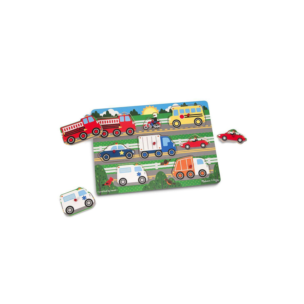 Melissa doug vehicles cube hot sale puzzle