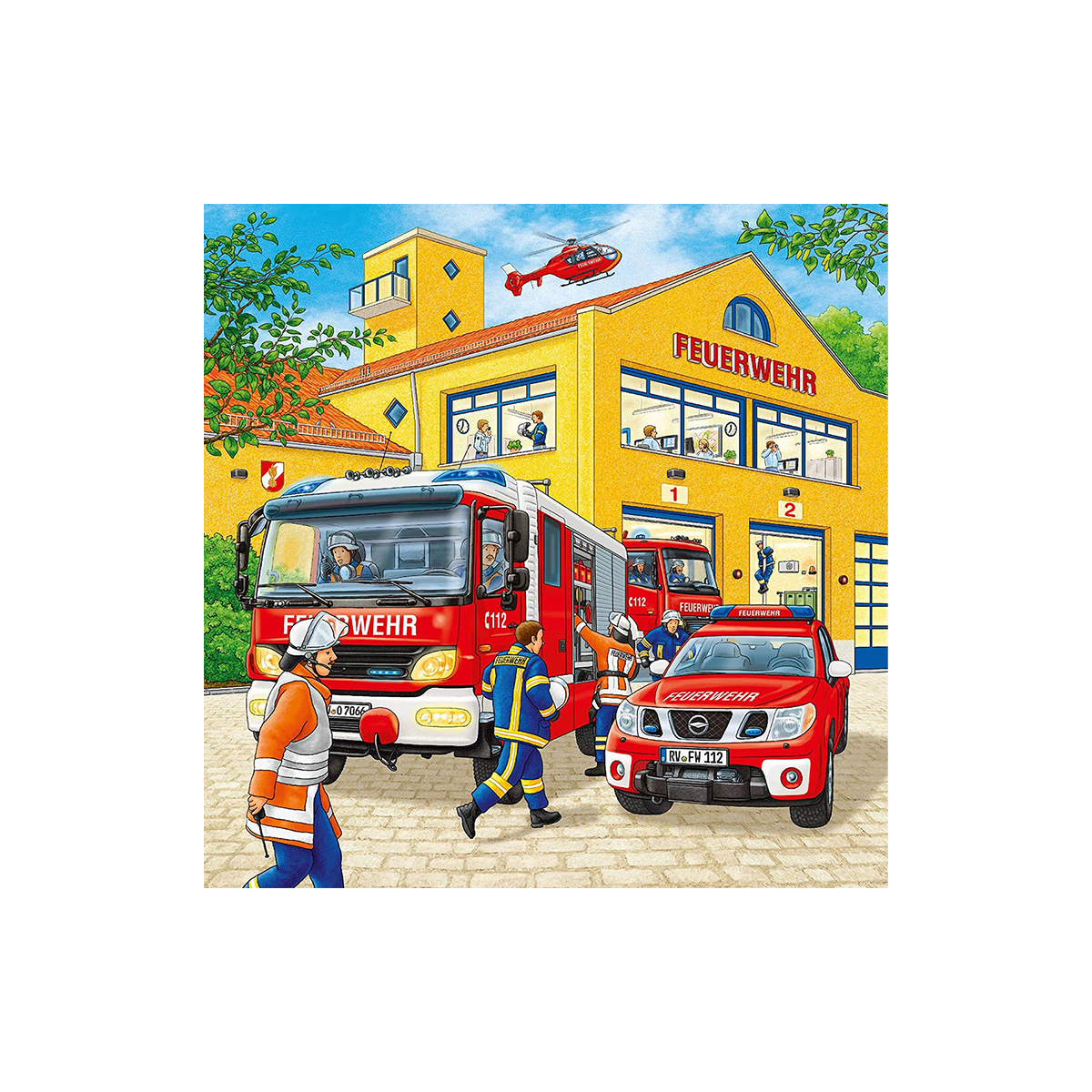 Ravensburger-Fire Brigade Run Puzzle Jigsaw Puzzle 3x49 Pieces - Image 2