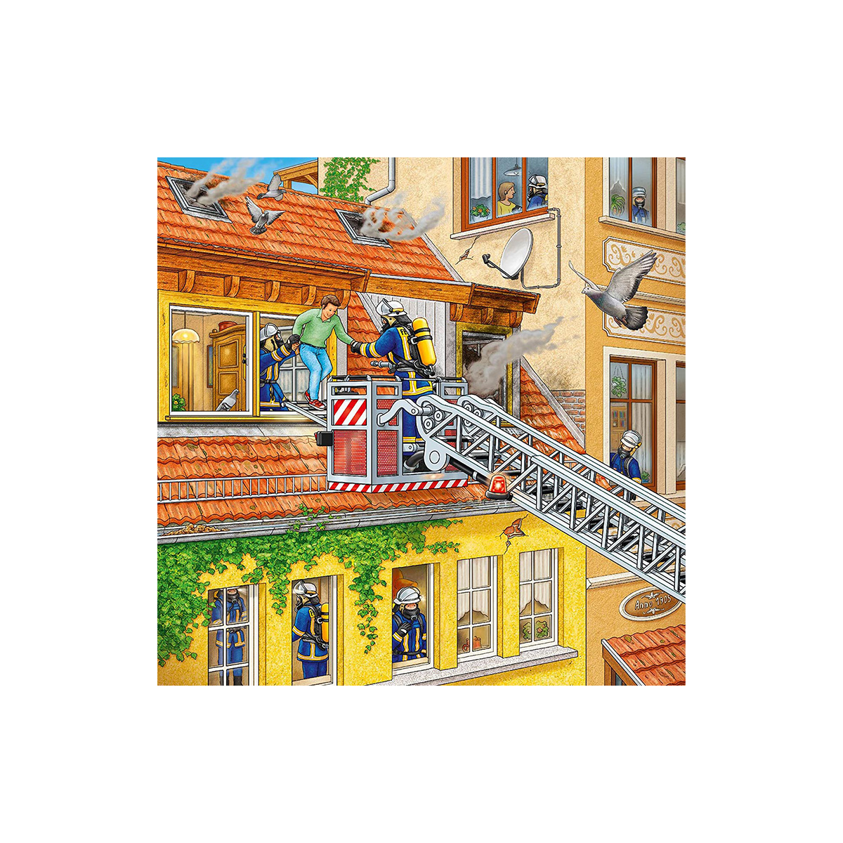 Ravensburger-Fire Brigade Run Puzzle Jigsaw Puzzle 3x49 Pieces - Image 3