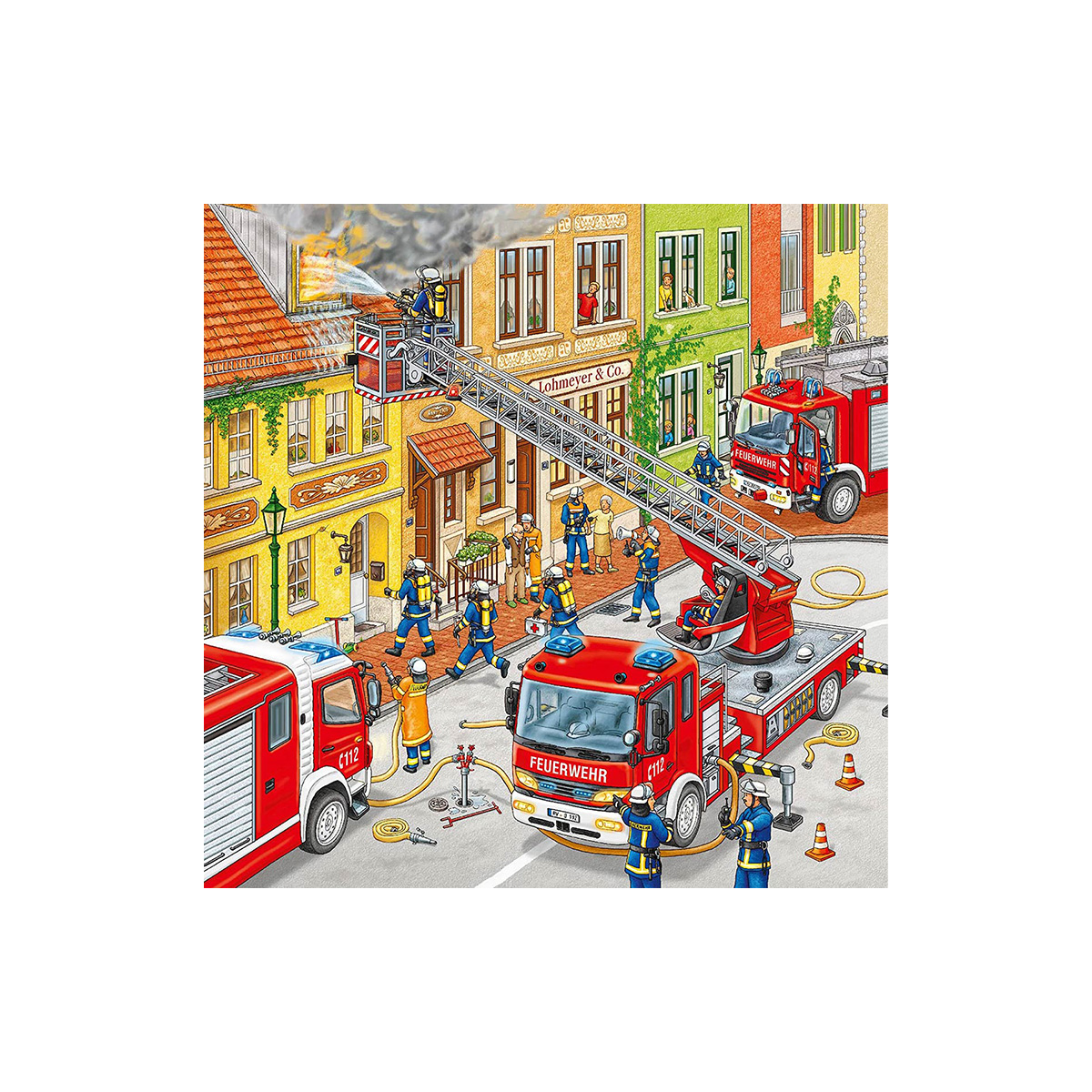 Ravensburger-Fire Brigade Run Puzzle Jigsaw Puzzle 3x49 Pieces - Image 4