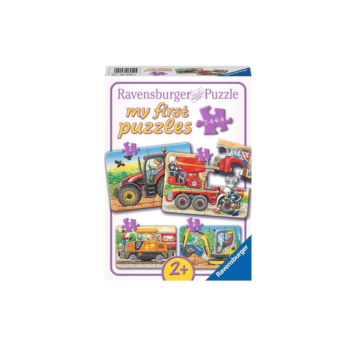 ფაზლი 20 ნაწილით Hard At Work My First Puzzle Ravensburger