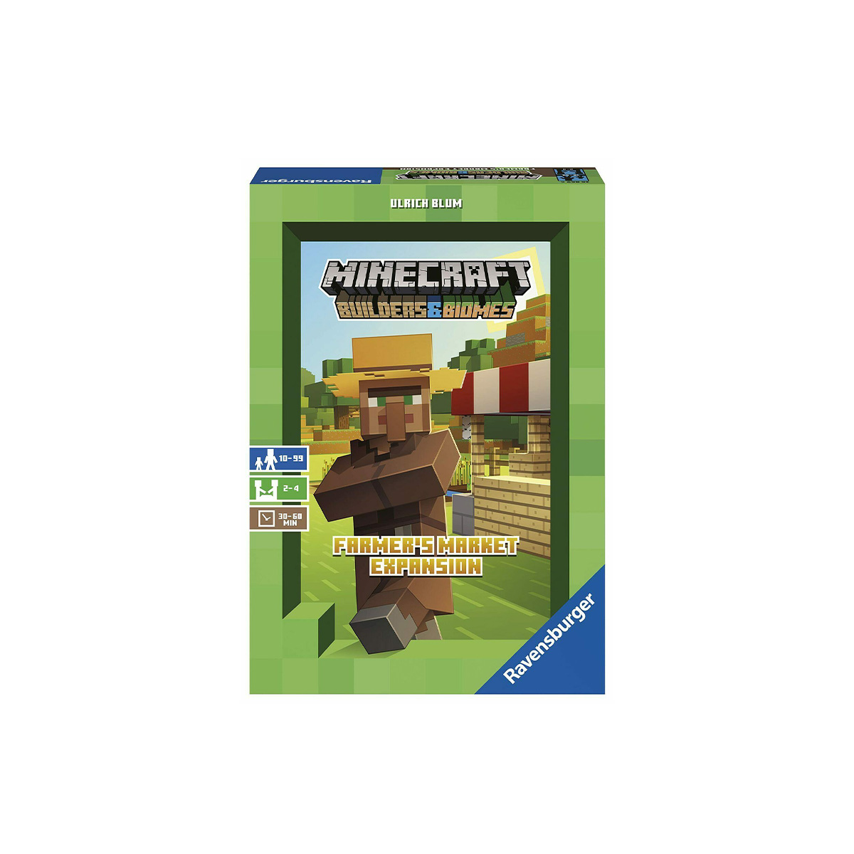  Ravensburger Minecraft: Builders & Biomes - Farmer's Market  Expansion Strategy Board Game Ages 10 & Up -  Exclusive