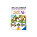 ფაზლი 9x2 ნაწილით Animal Families On The Farm My First Puzzle Ravensburger