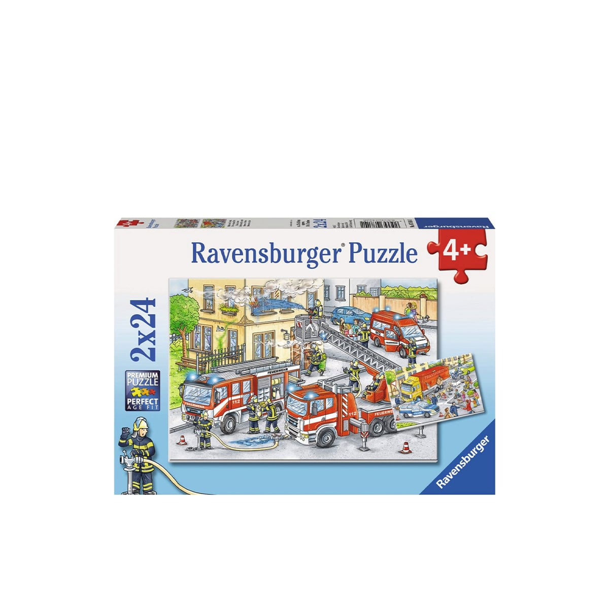 ფაზლი 2x24 ნაწილით Fire Brigade Ravensburger