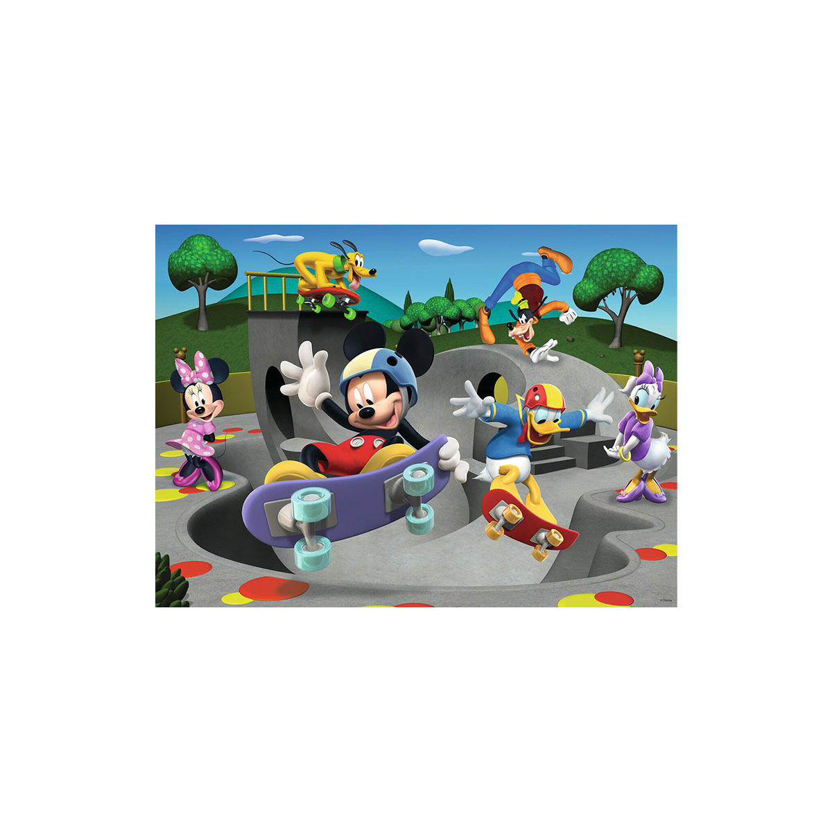 Disney Mickey Mouse, 2-Puzzle Pack 36-Piece Jigsaw Puzzles Storage Tubes  Disney Toys Mickey Mouse Clubhouse Kids Puzzles Disney Gifts, for Ages 4  and