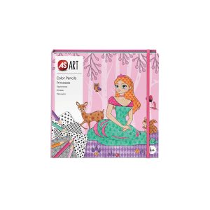 AS-Art Painting Set With Colored Pencils Princesses