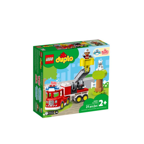 კუბიკების 21 ერთეული Fire Truck Duplo Lego