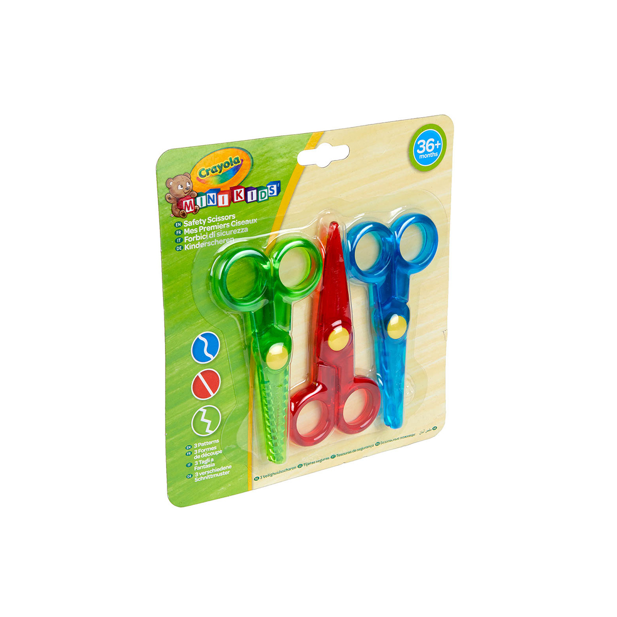 Pack of 3 scissors safety mini kids Crayola