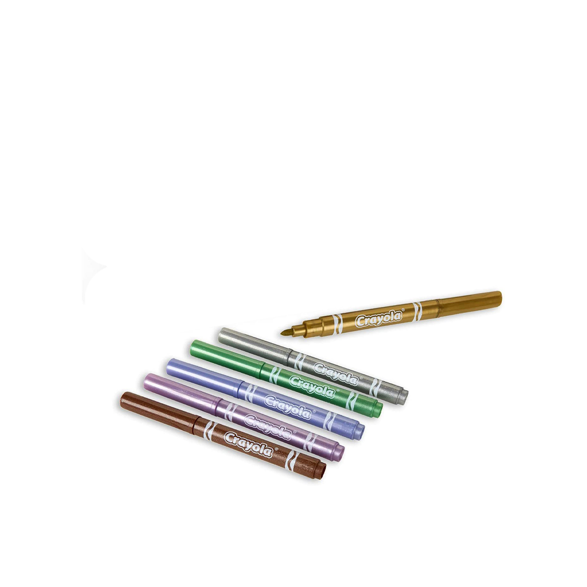 Crayola-Metallic Markers 1×6 -  – Online shop of Super chain  stores