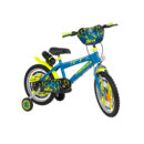 ველოსიპედი დამხმარე ბორბლებით და წყლის ბოთლით 5-7 წლის ბავშვებისთვის Lightning Toimsa