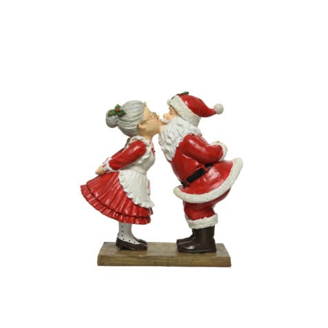 საახალწლო დეკორატიული ფიგურა 20 სმ Mr&Mrs Claus Kaemingk