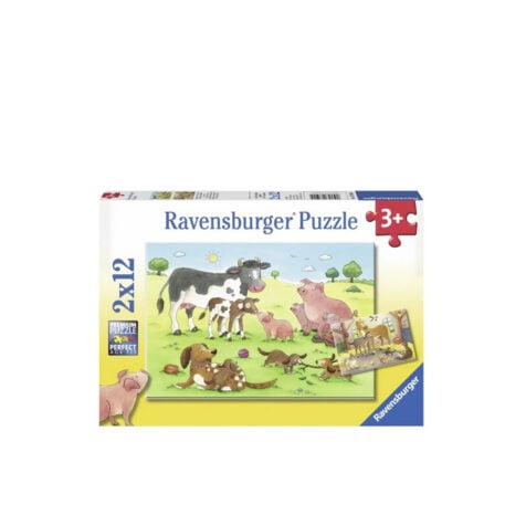 Ravensburger Animals Children Puzzle 2×12 Pieces