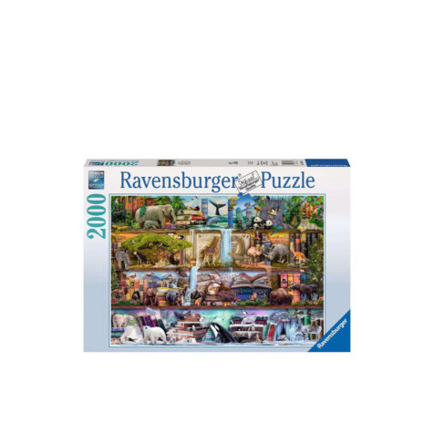 ფაზლი 2000 ნაწილით Wild Kingdom Ravensburger