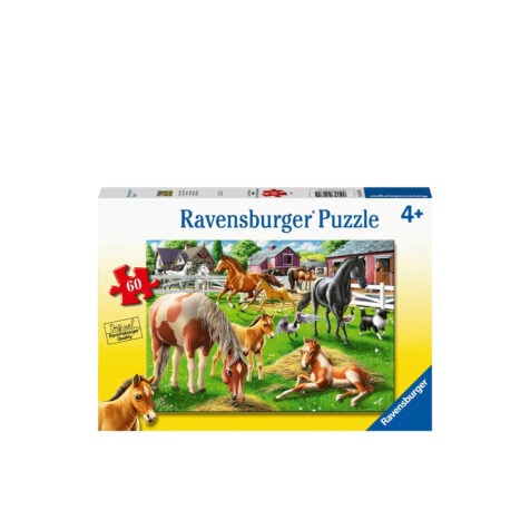 ფაზლი 60 ნაწილით Happy Horses Ravensburger