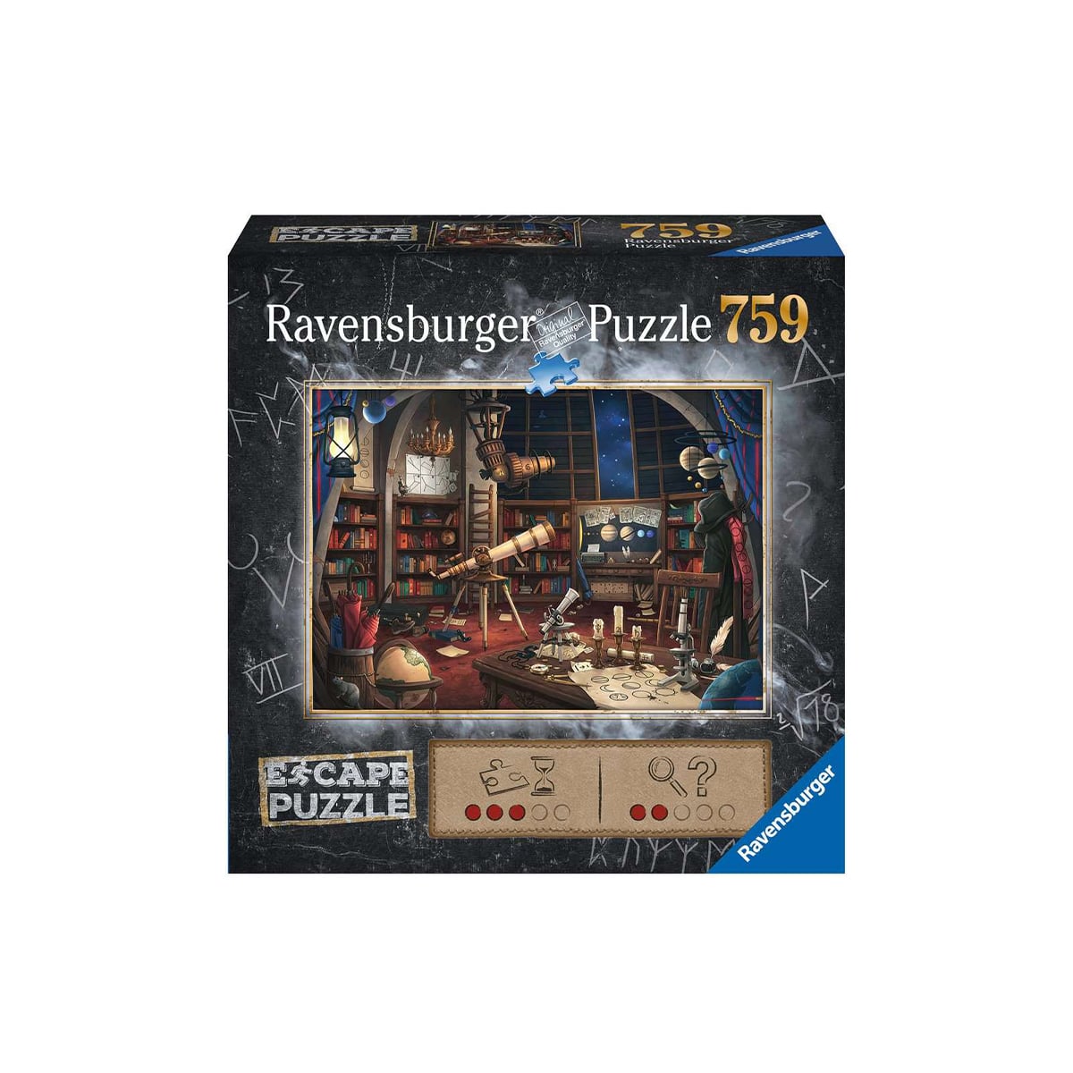 ფაზლი 759 ნაწილით Space Observatory Escape Ravensburger