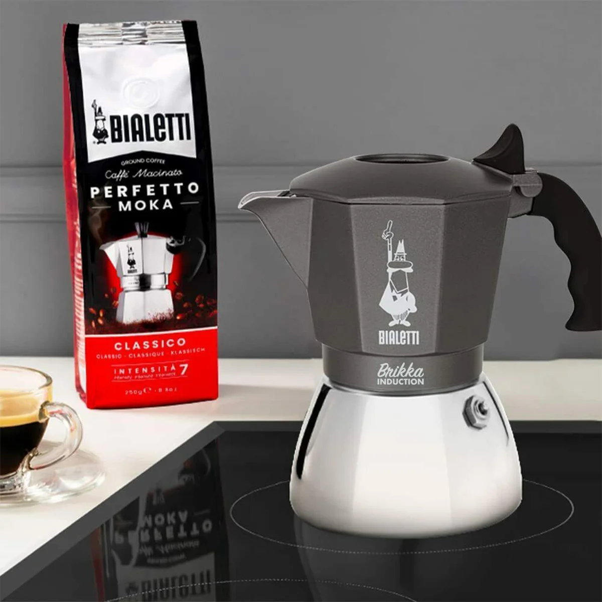 Bialetti Brikka Induction Four Cups -  – Online shop
